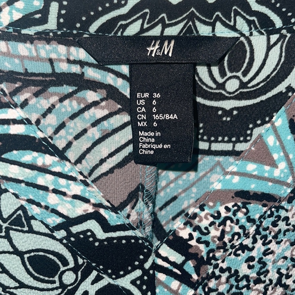 H&M Handkerchief Asymmetrical Dress Size 6 - Picture 9 of 9